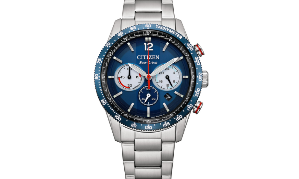 Citizen launches new blue chronograph with Caliber B620 Eco-Drive movement