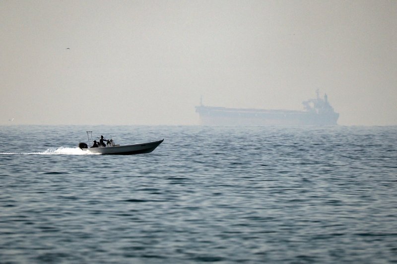Sanctioned oil tanker passes through Strait of Hormuz, defying US blockade