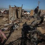 Israeli strike hits Gaza camp, killing woman and child