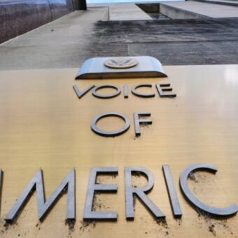 My fiancee stood by Voice of America. America must stand by her. 