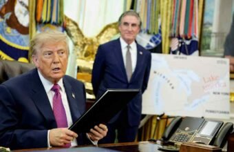 Trump orders Lake Ontario to be renamed ‘Lake America’ in new slight to Canada