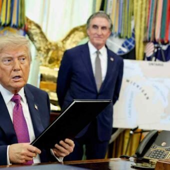 Trump orders Lake Ontario to be renamed ‘Lake America’ in new slight to Canada